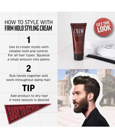 Discover American Crew Firm Hold Styling Cream 3.3 oz - Elevate Your Style Instantly! - Buy Online on GoSupps.com