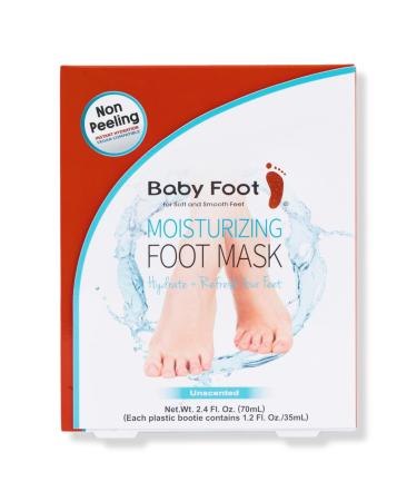 Baby Foot Unscented Moisturizing Foot Mask Booties