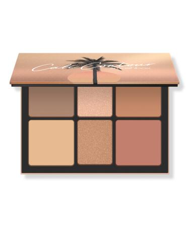 Smashbox Cali Contour Blush, Highlighter, & Bronzer Face Palette Light/Medium