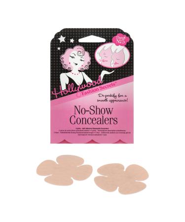 Hollywood Fashion Secrets No-Show Concealers, Self-Adhesive Disposable Nipple Concealers - Transform Your Style with the Best Innovation Today! - Buy Online on GoSupps.com