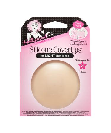 Discover Hollywood Fashion Secrets Silicone CoverUps, Self-Adhesive Nipple Concealers Light - Elevate Your Style Instantly! - Buy Online on GoSupps.com