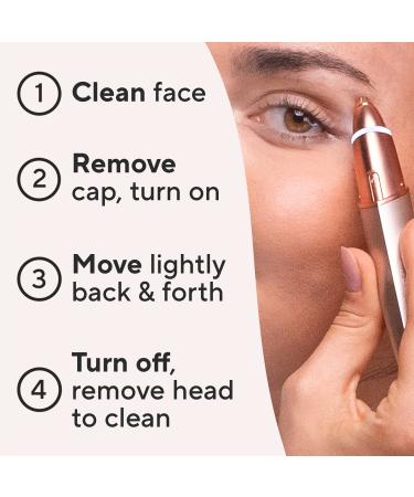 Discover Flawless by Finishing Touch Flawless Brows Eyebrow Hair Remover Rose Gold - Elevate Your Style Instantly! - Buy Online on GoSupps.com