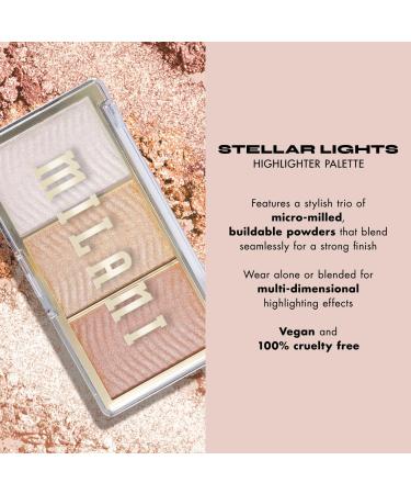 Milani Stellar Lights Highlighter Palette Rose Glow - Transform Your Style with the Best Innovation Today! - Buy Online on GoSupps.com