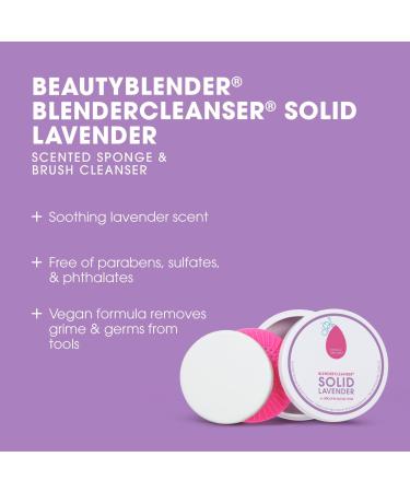 Discover beautyblender Blendercleanser Solid Lavender Scented Sponge & Brush Cleanser - Elevate Your Style Instantly! - Buy Online on GoSupps.com