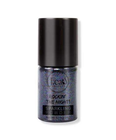 J.Cat Beauty Rockin' The Night Sparkling Powder Bondi Black 0.14 oz