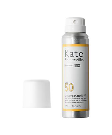 Discover Kate Somerville UncompliKated SPF Soft Focus Makeup Setting Spray Broad Spectrum SPF 50 Sunscreen 3.4 oz - Elevate Your Style Instantly! - Buy Online on GoSupps.com