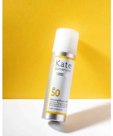 Discover Kate Somerville UncompliKated SPF Soft Focus Makeup Setting Spray Broad Spectrum SPF 50 Sunscreen 3.4 oz - Elevate Your Style Instantly! - Buy Online on GoSupps.com