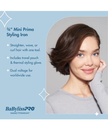 BaBylissPRO Mini Prima Styling Iron 3/4'' - Transform Your Style with the Best Innovation Today! - Buy Online on GoSupps.com
