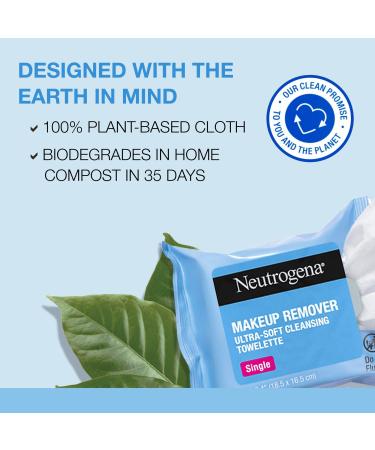 Neutrogena Makeup Remover Cleansing Towelette Singles 20 ct - Discover Premium Quality Shop now! - Buy Online on GoSupps.com