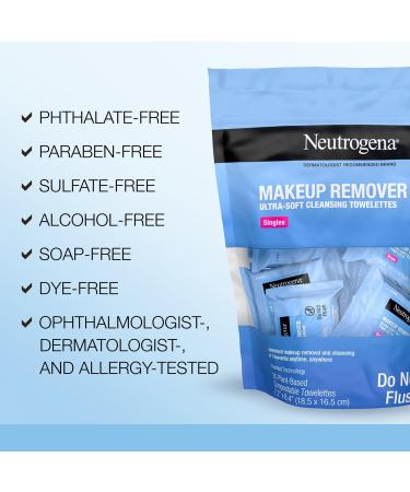 Neutrogena Makeup Remover Cleansing Towelette Singles 20 ct - Discover Premium Quality Shop now! - Buy Online on GoSupps.com