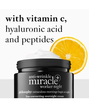 Discover Philosophy Anti-Wrinkle Miracle Worker+ Line Correcting Overnight Cream 2 oz - Elevate Your Style Instantly! - Buy Online on GoSupps.com