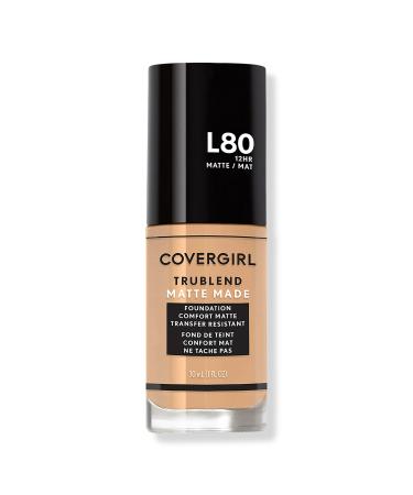 CoverGirl TruBlend Matte Made Liquid Foundation True Ivory L80 1.0 oz