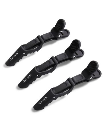 Discover Kitsch Black No Slip Crocodile Clips 3 ct - Elevate Your Style Instantly! - Buy Online on GoSupps.com