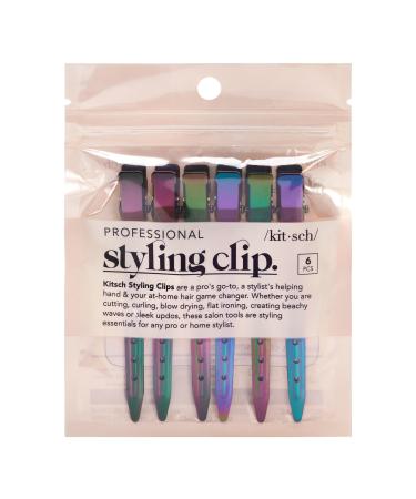 Kitsch Rainbow Coated Metal Styling Clips 6 ct - Transform Your Style with the Best Innovation Today! - Buy Online on GoSupps.com