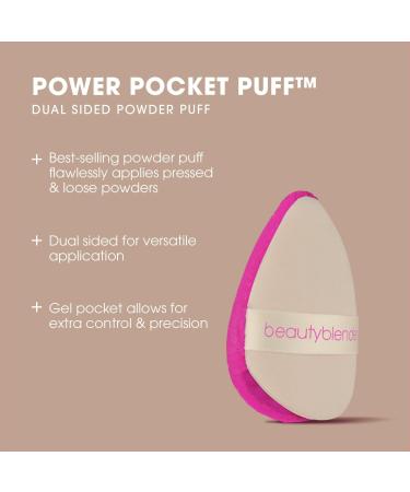 beautyblender Power Pocket Puff Dual Sided Powder Puff 1 ct - Transform Your Style with the Best Innovation Today! - Buy Online on GoSupps.com