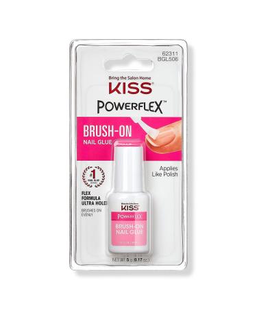 Kiss PowerFlex Ultra-Hold Brush-On Nail Glue 0.17 oz