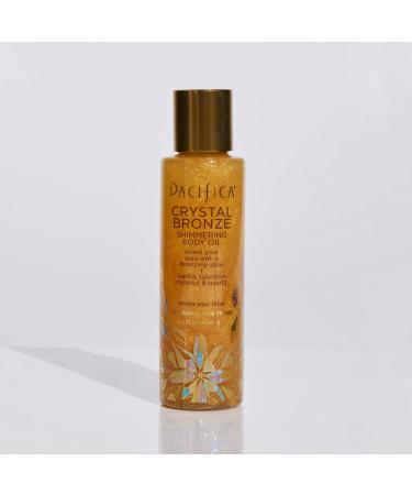 Pacifica Crystal Bronze Shimmering Body Oil 4.0 oz - Transform Your Style with the Best Innovation Today! - Buy Online on GoSupps.com