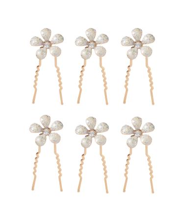 Discover ScÃ¼nci Gold And White Hairpin Set - Elevate Your Style Instantly! - Buy Online on GoSupps.com
