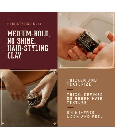 18.21 Man Made Sweet Tobacco Medium Hold, No Shine Hair Styling Clay 2.0 oz - Transform Your Style with the Best Innovation Today! - Buy Online on GoSupps.com