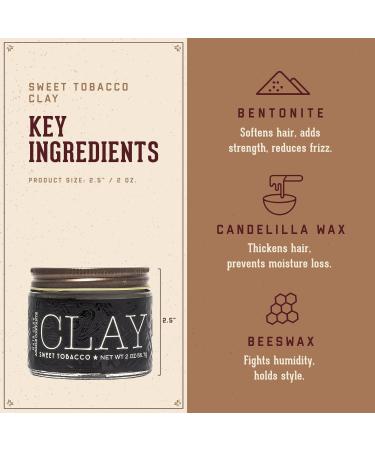 18.21 Man Made Sweet Tobacco Medium Hold, No Shine Hair Styling Clay 2.0 oz - Transform Your Style with the Best Innovation Today! - Buy Online on GoSupps.com