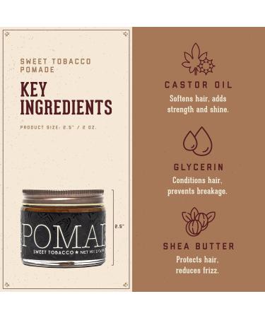 Discover 18.21 Man Made Sweet Tobacco Medium Hold, High Shine Hair Styling Pomade 2.0 oz - Elevate Your Style Instantly! - Buy Online on GoSupps.com