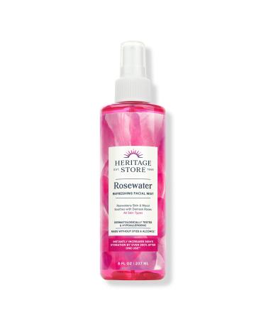 Heritage Store Rosewater Spray 8.0 oz
