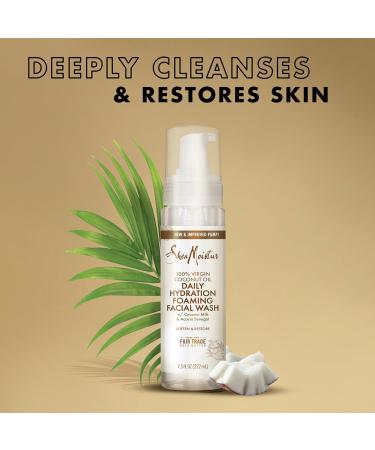 Discover SheaMoisture 100% Virgin Coconut Oil Daily Hydration Foaming Facial Wash 7.5 oz - Elevate Your Style Instantly! - Buy Online on GoSupps.com