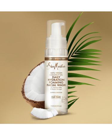 Discover SheaMoisture 100% Virgin Coconut Oil Daily Hydration Foaming Facial Wash 7.5 oz - Elevate Your Style Instantly! - Buy Online on GoSupps.com