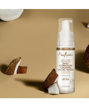 Discover SheaMoisture 100% Virgin Coconut Oil Daily Hydration Foaming Facial Wash 7.5 oz - Elevate Your Style Instantly! - Buy Online on GoSupps.com