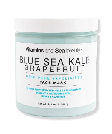 Vitamins and Sea beauty Blue Sea Kale Grapefruit Deep Pore Exfoliating Face Mask 6.0 oz