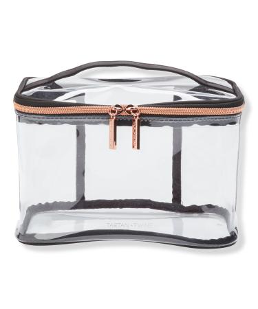 Tartan + Twine Basics Clear Train Case