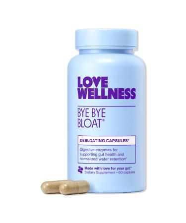 Love Wellness Bye Bye Bloat: Debloating Capsules 60 ct