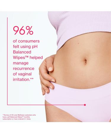 Discover Love Wellness pH Balanced Wipes: Vulva Wipes 15 ct - Elevate Your Style Instantly! - Buy Online on GoSupps.com