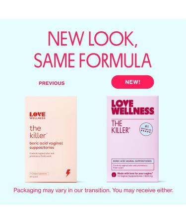Discover Love Wellness The Killer: Boric Acid Vaginal Suppositories 14 ct - Elevate Your Style Instantly! - Buy Online on GoSupps.com