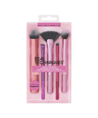 Real Techniques Artist Essentials Face, Eyes, & Lips Makeup Brush Set 5 ct - Transform Your Style with the Best Innovation Today! - Buy Online on GoSupps.com