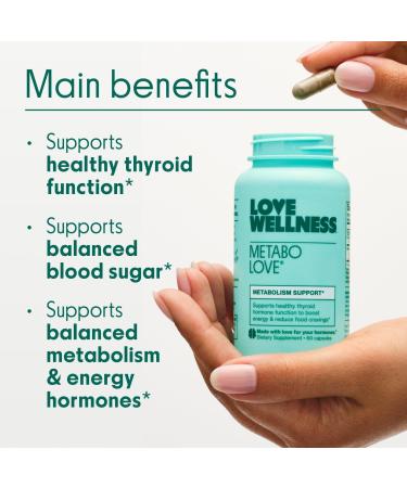 Love Wellness Metabolove: Metabolism Support 60 ct - Discover Premium Quality Shop now! - Buy Online on GoSupps.com