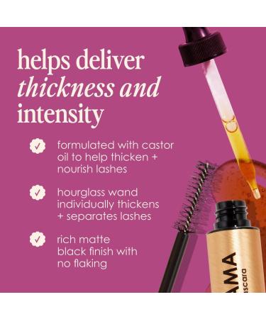 Discover Grande Cosmetics GrandeDRAMA Black Intense Thickening Mascara with Castor Oil Black - Elevate Your Style Instantly! - Buy Online on GoSupps.com