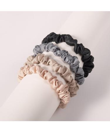 The Hair Edit Multi-Color Ruched Ribbon Scrunchies 4 ct - Transform Your Style with the Best Innovation Today! - Buy Online on GoSupps.com