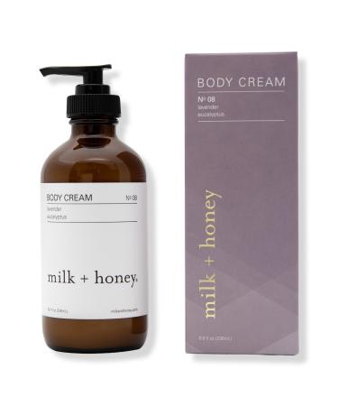 Milk + Honey Lavender, Eucalyptus Body Cream No. 08 8.0 oz