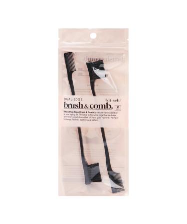 Kitsch Dual Edge Brush and Comb - Transform Your Style with the Best Innovation Today! - Buy Online on GoSupps.com