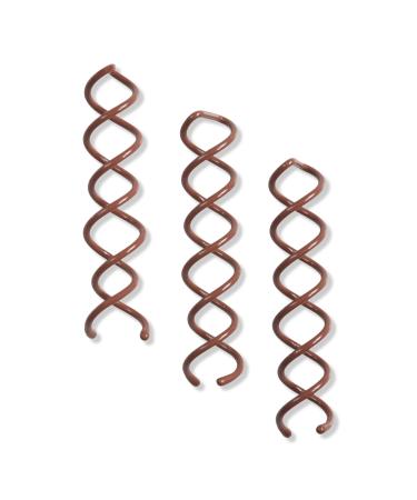 Kitsch Brown Bun Twists 3 ct