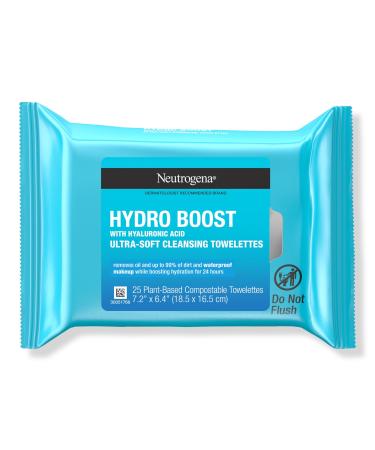 Neutrogena Hydro Boost Facial Cleansing Wipes 25 ct