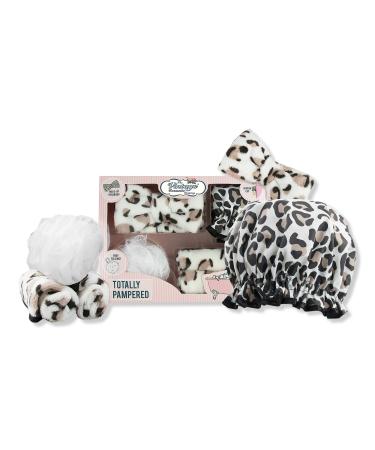 The Vintage Cosmetic Company Leopard Print Totally Pampered Gift Set