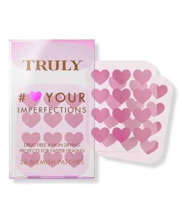 Truly Blemish Treatment Acne Heart Patches 36 ct