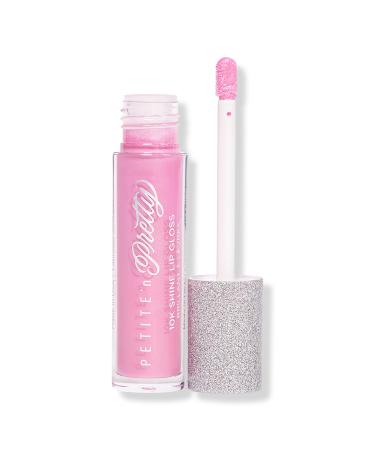 Petite n Pretty 10K Shine Lip Gloss for Tweens Gia Pink 0.12 oz
