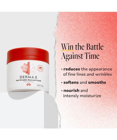 DERMA E Anti-Wrinkle Retinol Renewal Cream 4.0 oz - Transform Your Style with the Best Innovation Today! - Buy Online on GoSupps.com