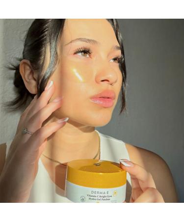 DERMA E Vitamin C Bright Eyes Hydro Gel Patches 3.0 oz - Discover Premium Quality Shop now! - Buy Online on GoSupps.com