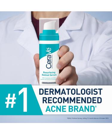 CeraVe Resurfacing Retinol Facial Serum for Acne Prone Skin 1.0 oz - Discover Premium Quality Shop now! - Buy Online on GoSupps.com