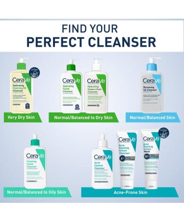 CeraVe Acne Foaming Cream Cleanser with 4% BPO for Acne Prone Skin 5.0 oz - Transform Your Style with the Best Innovation Today! - Buy Online on GoSupps.com