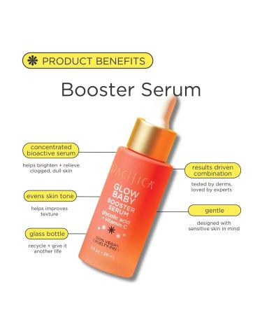 Discover Pacifica Glow Baby Vitamin C Booster Serum 1.0 oz - Elevate Your Style Instantly! - Buy Online on GoSupps.com